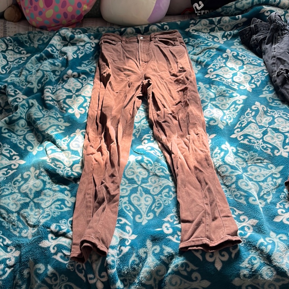 Brown pair of denim jeans from divided H&M